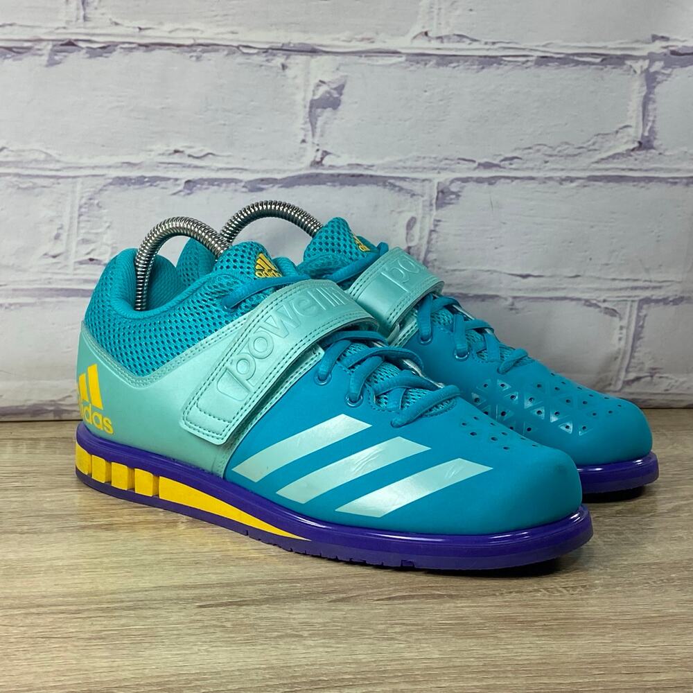 Adidas Powerlift 3.1 Aqua Weightlifting Shoes Women's Size 7.5 Lifting Sneakers